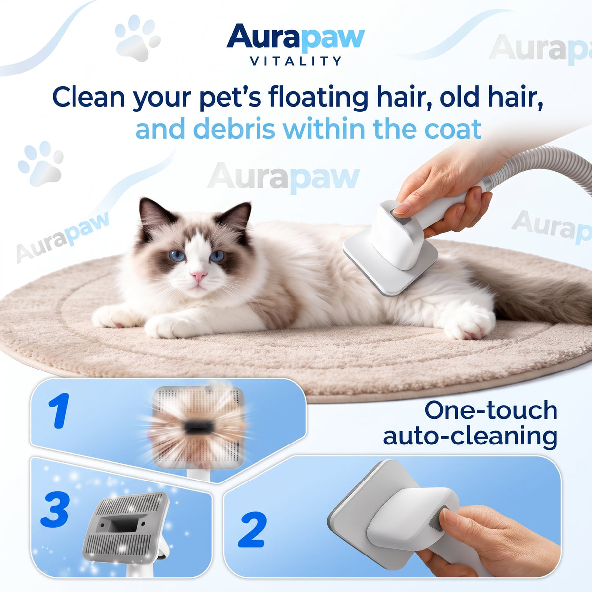 Stop Pet Hair from Taking Over Your Home: 7-in-1 Dog Grooming Vacuum Kit That Brushes, Deshedds & Trims Nails While Collecting Every Hair
