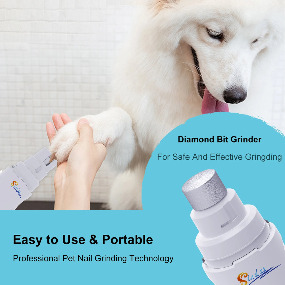 Quiet USB Dog Nail Grinder