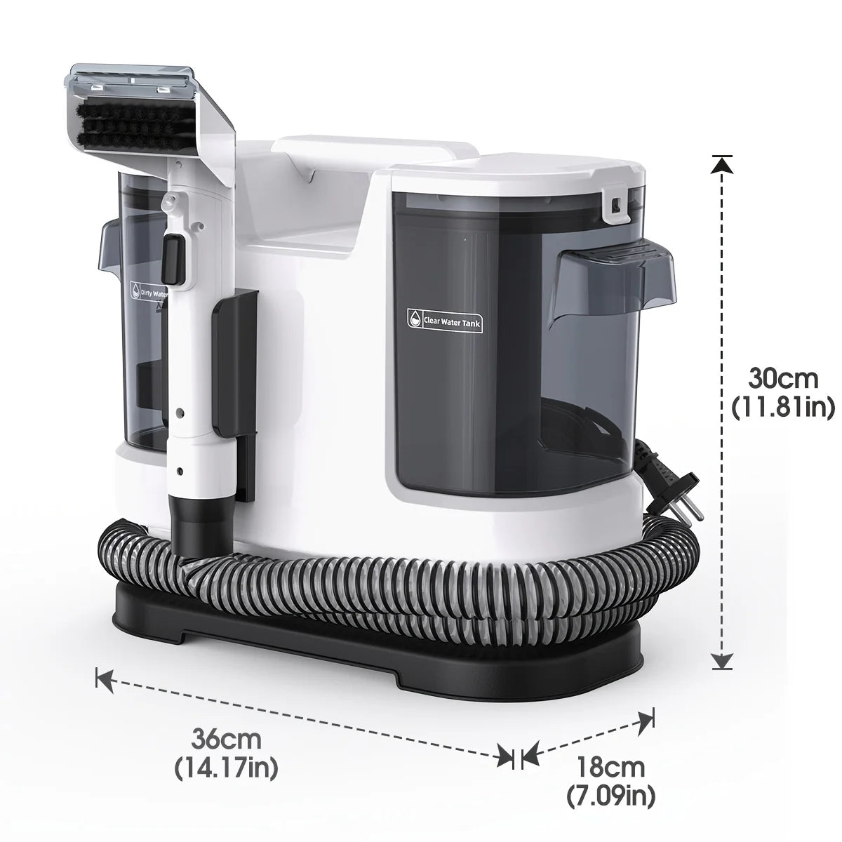 Say Goodbye to Pet Stains: Lubluelu V8 Heated Carpet Cleaner with 15Kpa Suction & Instant Hot Water – Deep Cleans Rugs, Couches & Car Seats in Minutes