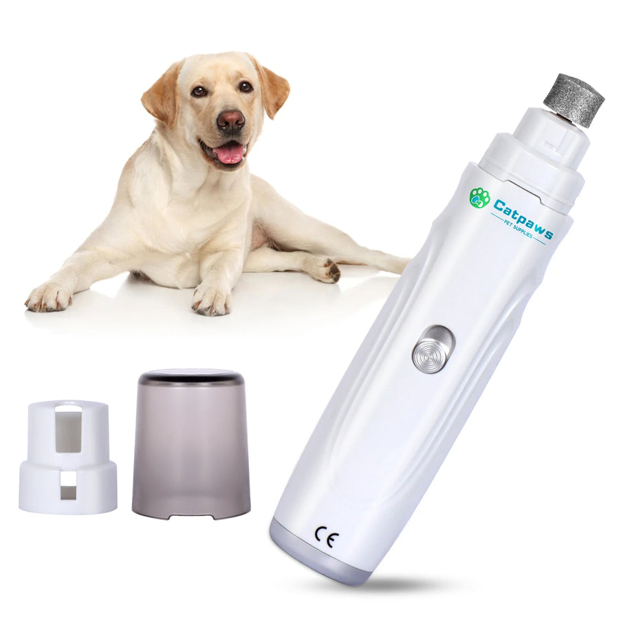Quiet USB nail grinder included in the Complete Care Pack
